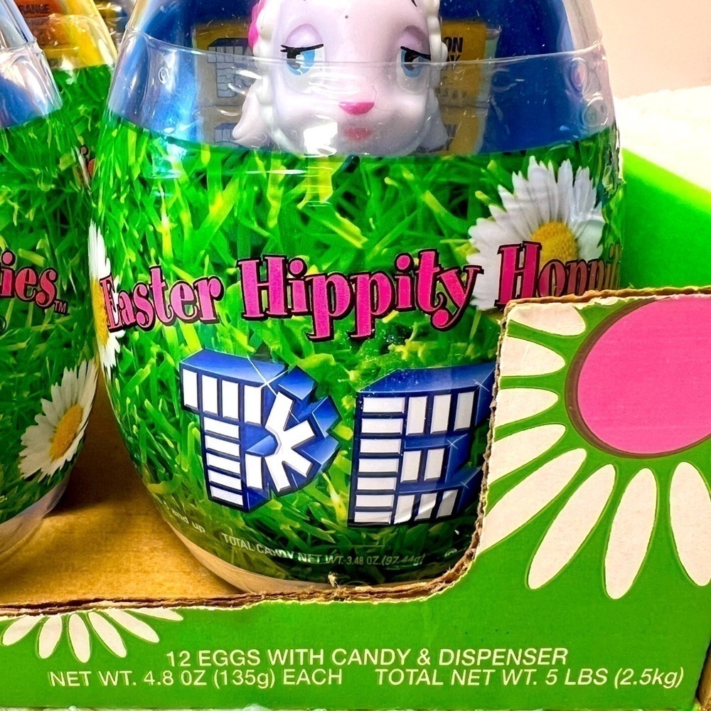 Pez 2005 Rare Easter Hippity Hoppity Bunny, Chick, Lamb Sealed Eggs 12 Total - Picture 9 of 10